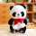 熊猫 (白圆球红围巾)
