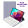 熏衣紫+圆形白键盘【配鼠标+钢化膜+收纳包+触屏笔
