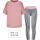 粉色短+灰长裤