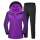 8819紫色+黑色裤/女款