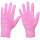 12付粉色尼龙手套