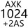 AXK1024+2AS 尺寸10*24*4mm