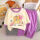 T紫色小熊棉家居服套装