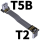 T2B-T5B 弯角C公-弯角C母
