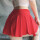 28cm红冰丝百褶裙(透明容易