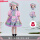 K24013粉色:帽子+连衣裙+包包+丝