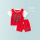 短袖套装 篮球衣23 红色