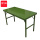 1.2*0.6m绿色钢板折叠桌