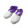 紫色条纹带筒劳鞋