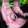 粉色-女生专用蕾丝汽车座套-全包