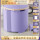 【超大加大加厚】紫-带盖+浴凳