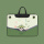 青蛙熊猫-黑色手提-可挂行李箱-+鼠标垫
