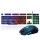 黑色中板彩虹光键盘+裂纹鼠标