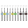 PCB钻头1.6-2.5mm十只装组合