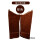T棕色袖口双纽扣套袖（长60cm)绑带