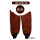 T棕色袖口松紧口套袖（长56cm)绑带