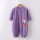 儿童连体罩衣-中国熊猫紫色