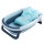 1025-3折叠浴盆+浴垫 蓝色