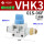 3通带排气VHK3-01S-06F 外螺纹快换接头