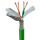 绿色拖链4芯双屏蔽网线1米超五类