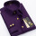 铜扣T850-34深紫色长袖