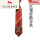 红色领带带徽章