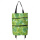 绿花带轮子购物袋【承重30斤】