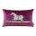 紫色 丝绒刺绣腰枕