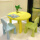 浅黄圆桌+小蓝椅+小绿椅 0cm