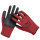 红色皱纹手套12双
