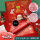 红色+圣诞礼盒+围巾手套 红色+