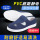 【PVC四孔鞋】-蓝色