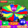 彩虹伞2米直径带大平衡球一套