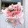粉色康乃馨玫瑰混搭花束