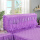 俏佳人紫色1.5米全包床头罩