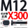 M12X300【45#钢T型】