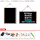 45*60cm双面磁性原木黑板带礼包