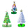 圣诞套装绿树+彩树+白树