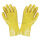黄色浸塑手套：3双