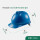 TF0202B蓝色V顶国标安全帽透气款