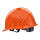 圆盔透气橙色【抽拉式帽衬】