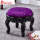 黑色圆凳(紫色绒布) 8厘高
