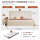 实木床+1床头柜+10cm天然椰棕环6