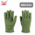 安全口绒布保暖手套绿色（10双装）
