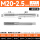 M20*2.5 (标准)一付两支
