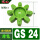绿色进口料实心GS24【54*26*14】