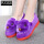 紫色T2棉鞋