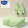 可爱鸭浅绿色3件套【1浴巾+2毛巾
