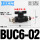 BUC6-02(接管6螺纹1/4)