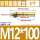 M12*100(5个)彩锌